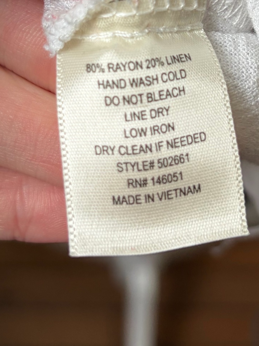 Monteau Los Angeles White Linen Blend Button Front Mini Dress Small - Picture 9 of 9